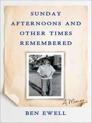 cover image of Sunday Afternoons and Other Times Remembered